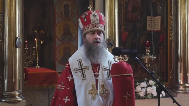Проповедь Силуана, еп. Павлово-Посадского и слово иг.Ксении (Чернега) в престольный праздник. 081125