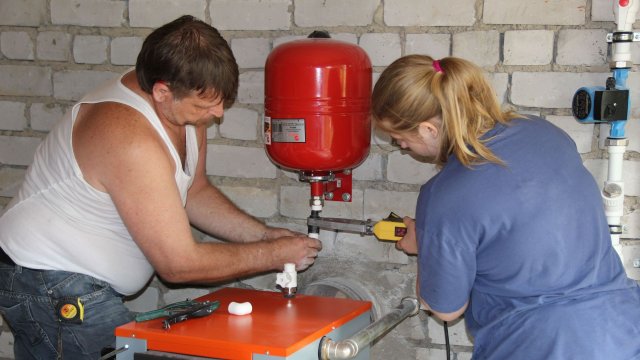 промывка системы отопления воздух и вода