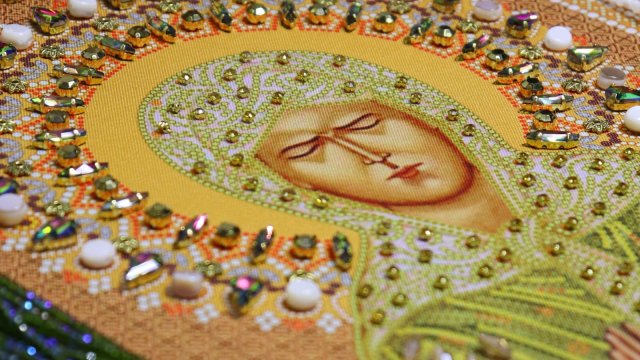 ОБЗОР НОВОГО ЮВЕЛИРНОГО НАБОРА. ИКОНА МАТРОНЫ МОСКОВСКОЙ.