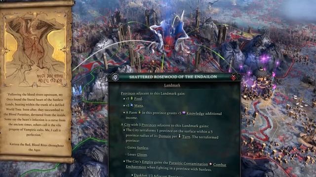 Сюжет и объекты на карте в Age of Wonders 4: Thrones of Blood (дневники разработчиков на русском)