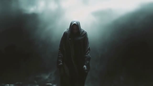 Видео и музыка сгенерированное нейросетью