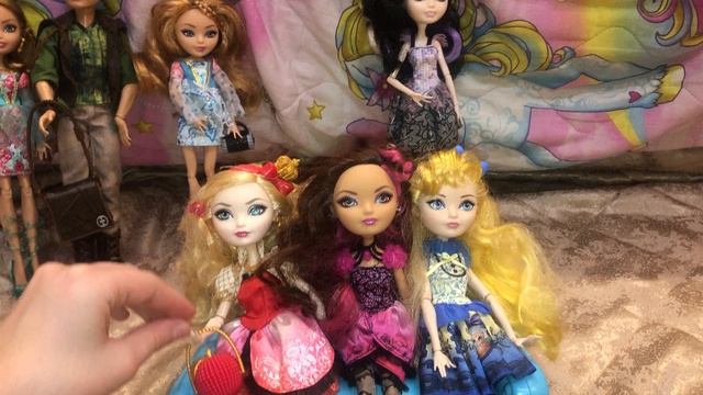 Сказочная свадьба красивых кукол. Эвер афтер хай, барби,