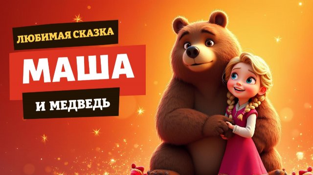 МАША и МЕДВЕДЬ. Сказка для детей 🐻👧