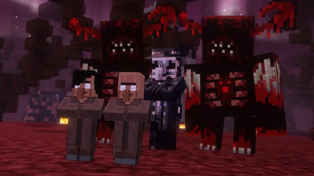 Житель деревни, выживший в адском страшном моде Майнкрафт...