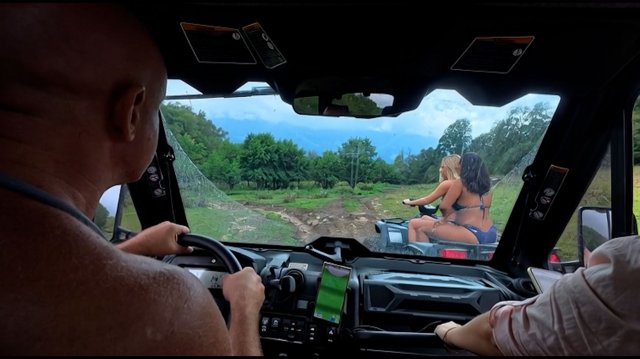 дорога с малого бамбака