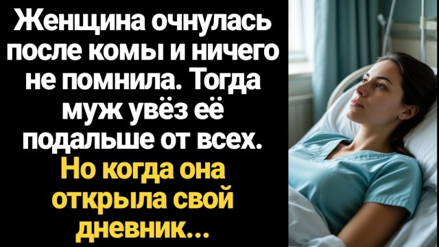 ИСТОРИЯ ИЗ ЖИЗНИ/Женщина очнулась после комы и ничего не помнила и тогда муж увёз её подальше