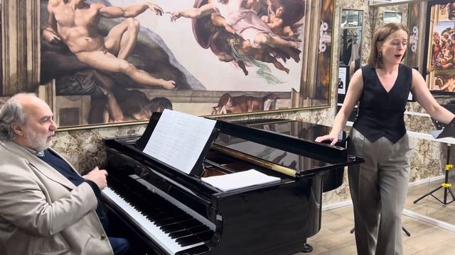 М. Аркадьев-А. Тарковский «Бессмертие» для сопрано и ф-но. Репетиция.Н. Гулицкая А. Эрдыниева