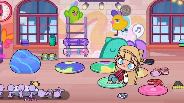 выполняю Hip Hop танцы 🍪||прошла 4 уровень🤩||у меня скоро будут новые эмоции||аватар ворлд 😊