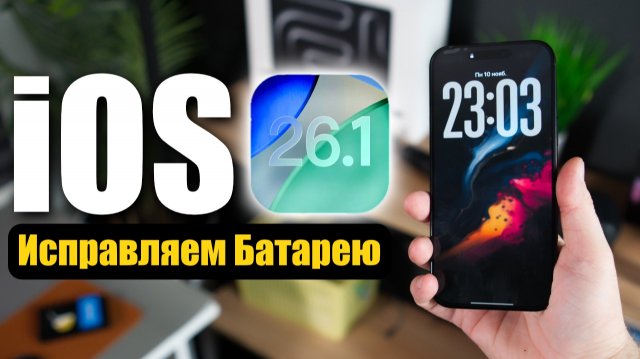 iOS 26.1 Как исправить БАТАРЕЮ!