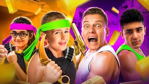 😱Я И СТКИЛЛ ПРОТИВ ДАНИ И ЭЛИ В РЕАЛЬНОЙ ЖИЗНИ НА 100К ГОЛДЫ