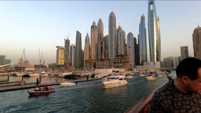 ДУБАИ ЕЩЕ СТРОЯТ Дубай-Марина ВОДНАЯ ПРОГУЛКА