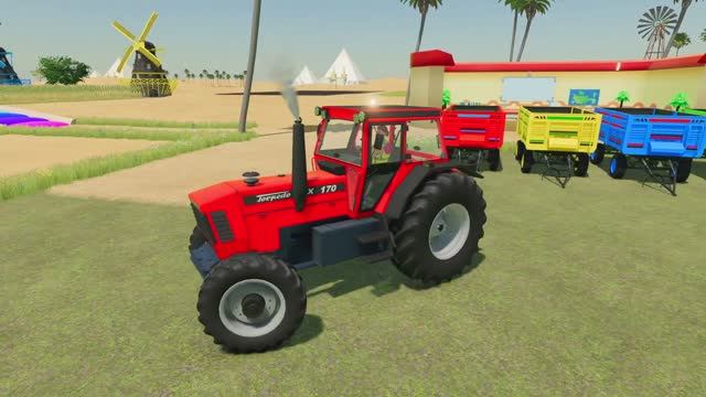 МУЛЬТИК ПРО ТРАКТОР. КРАСОЧНЫЙ МУЛЬТИК ДЛЯ МАЛЫШЕЙ. ТРАКТОР ПЕРЕВОЗИТ ОВОЩИ НА ФЕРМЕ.