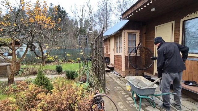 Готовлю сад к зиме.Обрезка гортензий.Что задумал муж Не ожидала этого