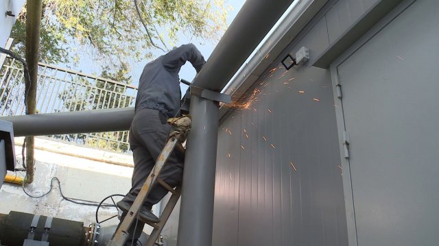 В Балаклаве на улице Ракетной завершается реконструкция квартальной котельной