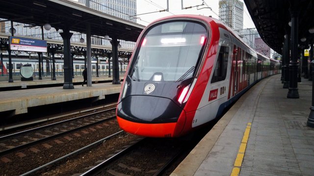 МЦД-1. От Новодачная до Белорусская. 08.11.2025 год.