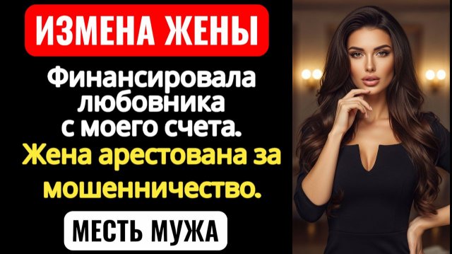 ОТДАЛА ЛЮБОВНИКУ 5 МИЛЛИОНОВ И СЕБЯ. МУЖ СДЕЛАЛ... Аудио рассказ про измену жены.