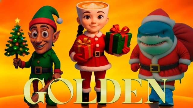 GOLDEN HUNTRIX x BRAINROT CHRISTMAS | Official Brainrot Christmas Lyric Video