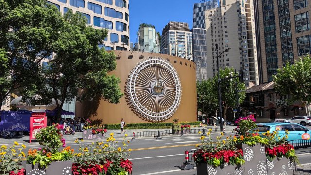 Случайно нашли Французский квартал в Шанхае. Впервые в Китае и Шанхае. Отпуск