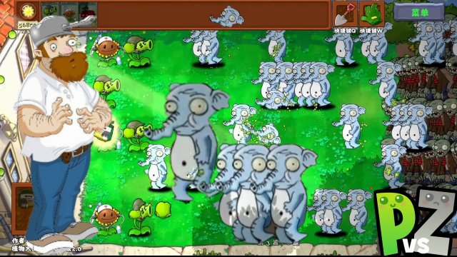 СЛОНИКИ !? Plants vs Zombies Brutal Zombies Edition