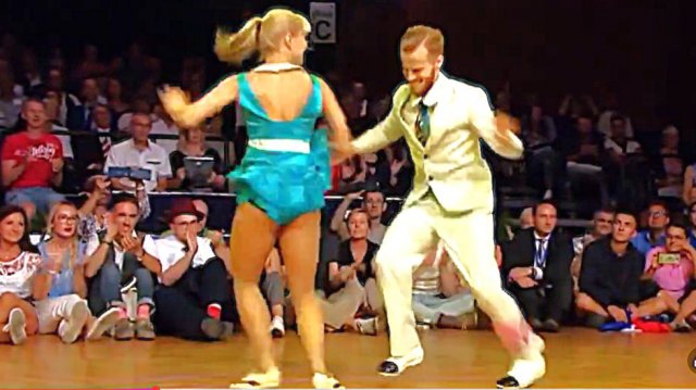 Финал быстрого буги-вуги в Штутгарте - Сондре и Таня. #Танцы