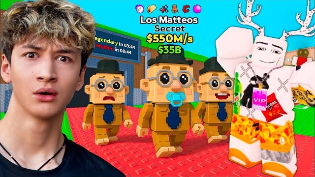 Нанял тренера в Укради Брейнрот за 12$ в Роблокс