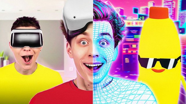 24 Часа в ВИРТУАЛЬНОЙ РЕАЛЬНОСТИ Челлендж !