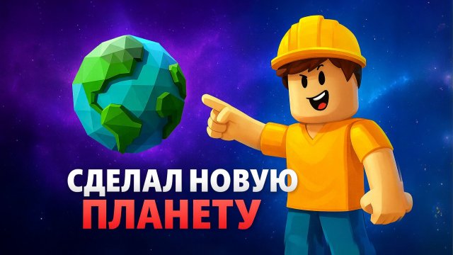 Я СДЕЛАЛ НОВУЮ ПЛАНЕТУ В ROBLOX ! ЧТО ЭТО ЗА ЖЕСТЬ...
