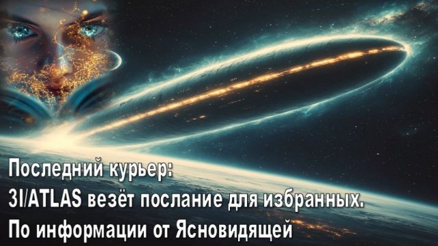 Последний курьер: 3I/ATLAS везёт послание для избранных. По информации от Ясновидящей