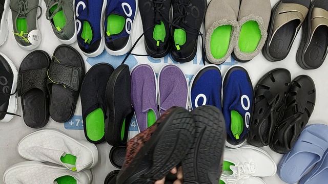 39575 OOFOS ортопедическая обувь микс сток, 3пак, OOFOS mix shoesоптом