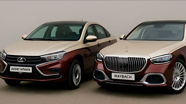Lada Aura внезапно превратилась в МАЙБАХ на выставке в Москве показали версию немецкого люкса