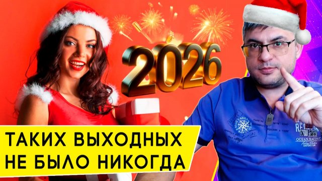Как отдыхаем на Новый год 2026: официальные новогодние каникулы в России