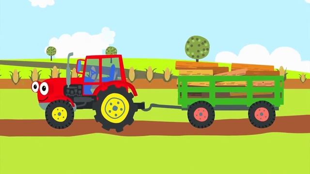 Мультик для детей Трактор