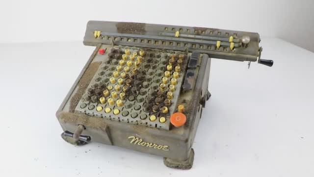 Восстановление винтажного калькулятора 1950-х годов