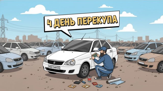 4 день перекупа успел только сделать тонировку а после забрать рефлекторы с доставки.
