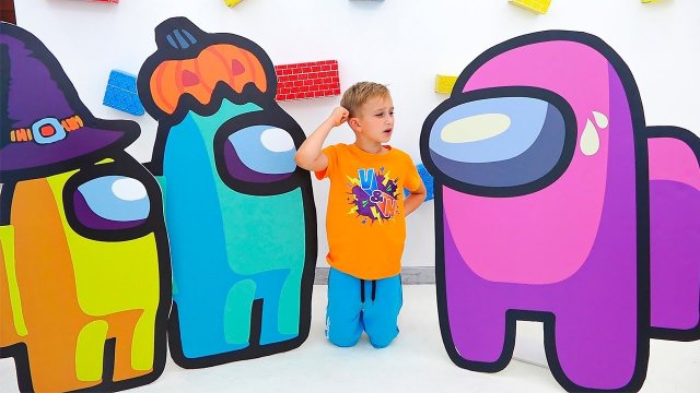 День рождения Влада в стиле Among Us!