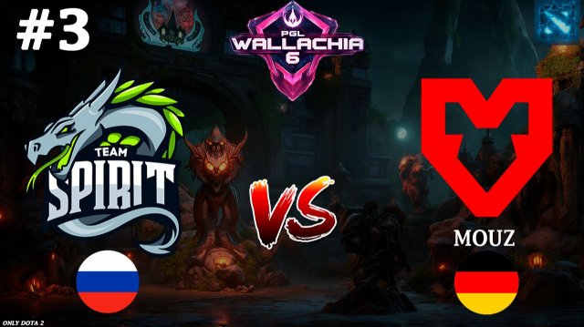 ОНИ ПОСТАВИЛИ ВСЕ НА ЛАРЛА | Spirit vs Mouz #3 (BO3) PGL Wallachia S6