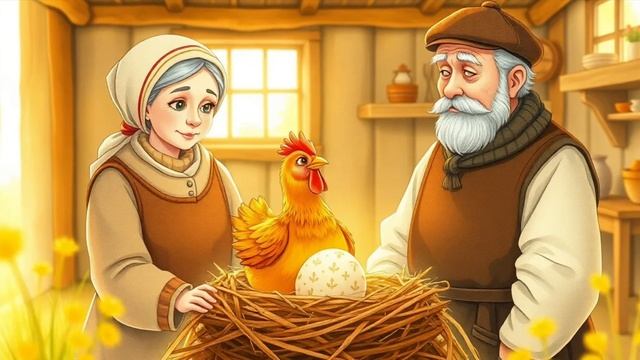 Народная сказка «Курочка Ряба». Озвучила Алиса Терентьева