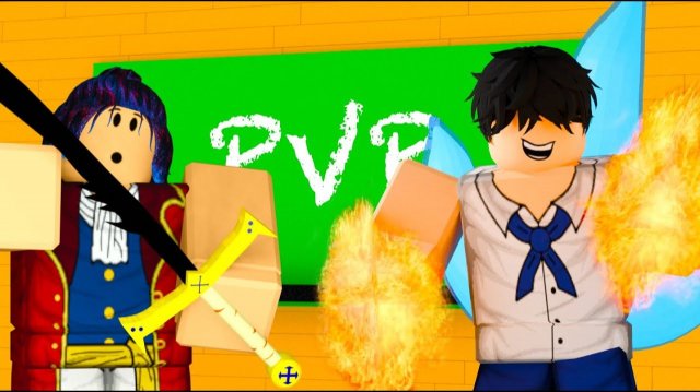 БЛОКС ФРУТС ШКОЛА ПВП МУЛЬТИК🍈🌊 РОБЛОКС ИСТОРИЯ от НУБ до ПРО мультики анимация приколы