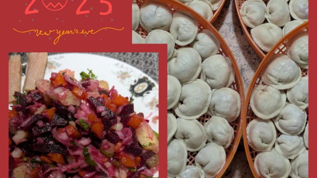 Экономим бюджет, лепим пельмени. Вчерашний винегрет, и разговоры.