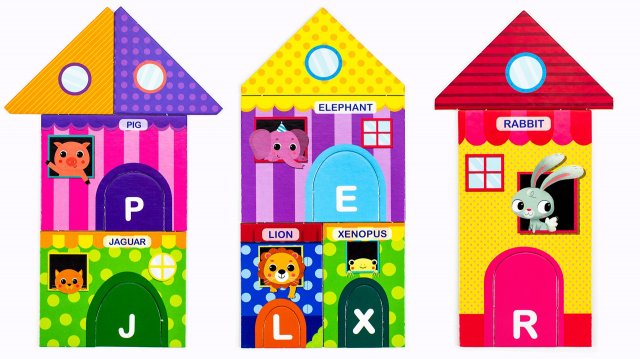 Английский Алфавит и Животные для Малышей — Учим Слова Играя! 🏡🦁