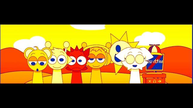 заставка sprunki Incredibox с эффектами screensaver with effects