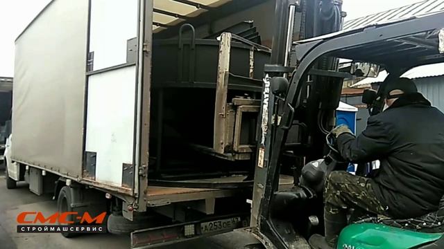 Отгрузка тар и бадей в организацию ООО «Стройоборудование»