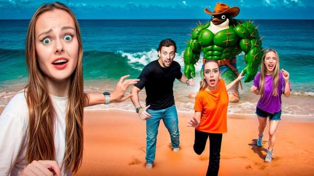 ПИНГВИНИНИ КАКТУСИНИ У НАС ДОМА ! Никогда не вызывай его