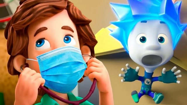 Фиксики! Детская Игра Как Мультик! Дим Димыч Заболел!