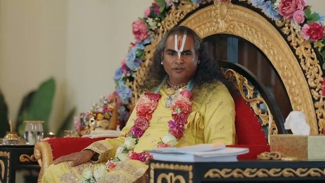 17.08.2025 - Сатсанг перед даршаном в храме Паранитьи Нарасимхи в Алмайре, США