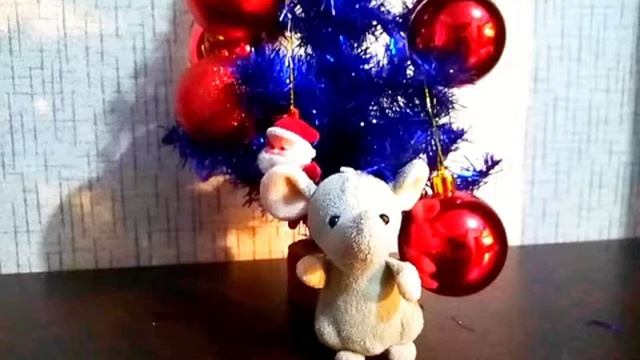 Поздравление с новым годом от моих животных.