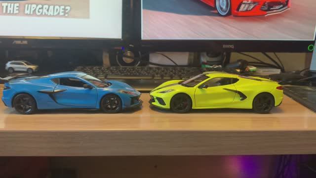 Обзор модели Chevrolet Corvette C8 в масштабе 1/24 от Maisto