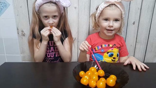 Лайк Крошки изучают полезные фрукты и овощи