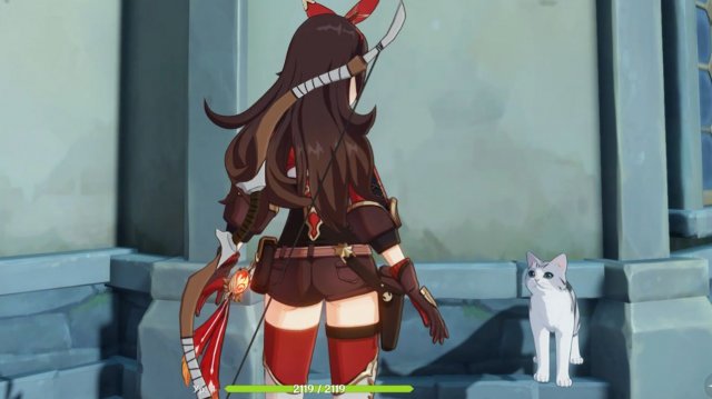 Бессмертная кошка. Genshin Impact. Жизнь игра.