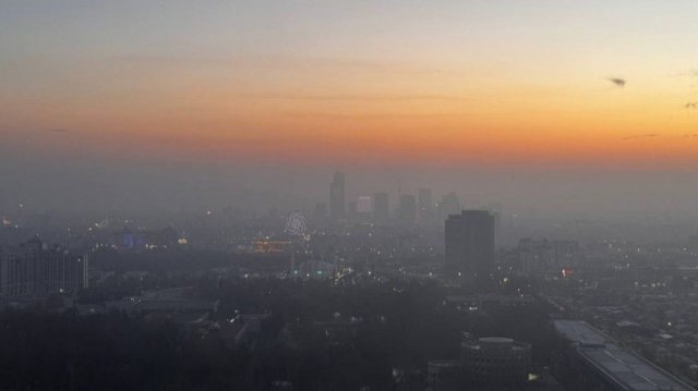 Плотный смог накрыл Ташкент, Андижан и Самарканд